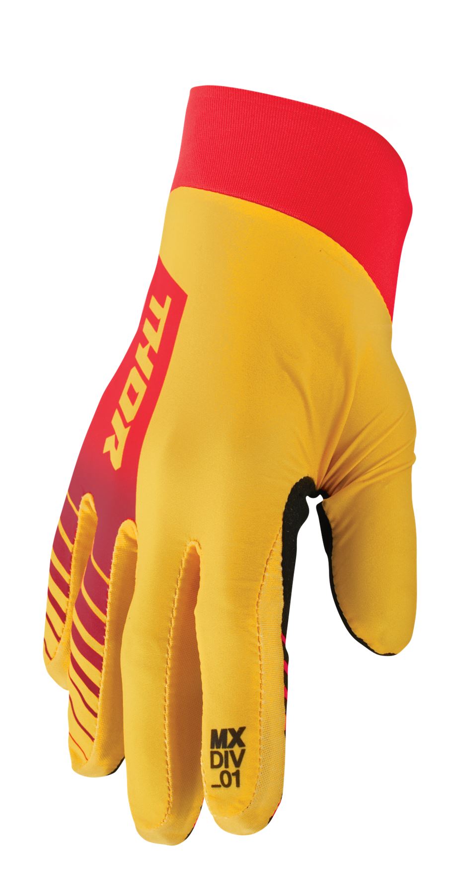 Thor 2024 Motocross Gloves Agile Analog Yellow